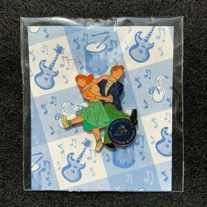 Dancing Couple Lapel Pin 1950’s Sock Hop Rock n Roll Hall of Fame Museum
